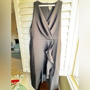 Anne Klein Black Asymmetrical Dress